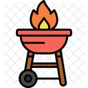 Bbq Barbecue Fire Icon