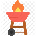 Bbq Barbecue Fire Icon