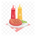 Bbq Beef Meat Icon