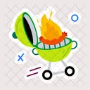 Bbq Grill Grilled Food Cooking Grill Icon