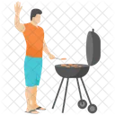 Bbq Grill Grilled Food Outdoor Cooking Icon