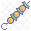 Bbq Barbecue Skewer Icon