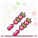 Barbeque Stick Bbq Stick Grilled Meat Icon