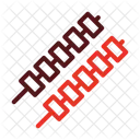 Filipino Food Grilled Meat Bbq Skewer Icon