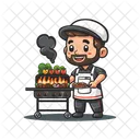 Bbq Cooking Beef Icon