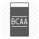 Bcaa supplements amino acids health bottle  Icon