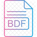 Bdf File Format Icon