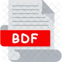Bdf Archivo Bdf Formato Bdf Icono