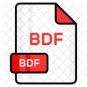 Bdf File Format Icon