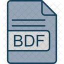 Bdf File Format Icon