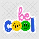 Be Cool Cool Smilies Happy Emojis 아이콘