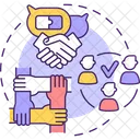 Cooperative Career Advancement Icon