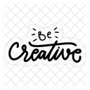 Be Creative Motivation Positivity Icon