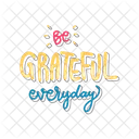 Be grateful every day  アイコン