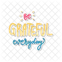 Be grateful every day  Icon