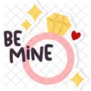 Be Mine Ring Love Icon