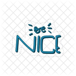 Be nice  Icon