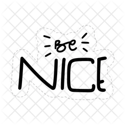 Be nice  Icon