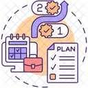 Organized Planning Organization Icon