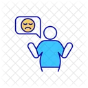 Be unhappy with extra weight  Icon