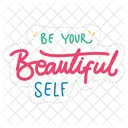 Be your beautiful self  Icon