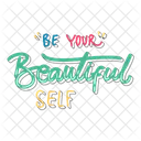 Be your beautiful self  Icon