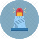 Beach Lighthouse Ocean Icon