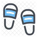 Beach Shoes Slippers Icon