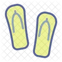 Beach Holiday Footwear Icon