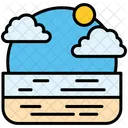 Beach Holiday Recreations Icon