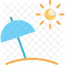Beach Beach Umbrella Umbrella Icon
