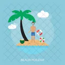 Beach Holiday Recreation Icon
