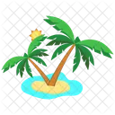Nature Palm Relaxation Icon
