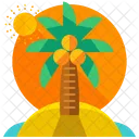 Summer Beach Island Icon
