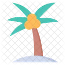 Beach Coconut Tree Beach Tree Icon