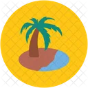 Tree Palm Beach Icon