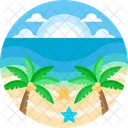 Beach Seashore Summer Icon