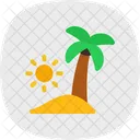 Beach Coconut Tree Coconut Icon