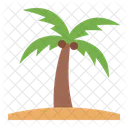 Beach Coconut Tree Palm Tree Icon