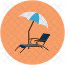 Beach Deck Chair Icon