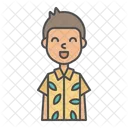 Beach Boy Hawaiian Icon
