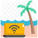 Beach Sea Palm Icon