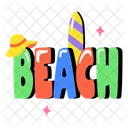 Beach Sea Beach Beach Enjoyment Icon