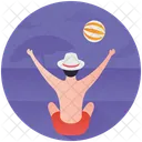 Beach Activity Beach Ball Beach Fun Icon