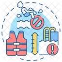 Beach and swimming pool  Icon