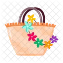 Beach Bag Tote Handbag Icon