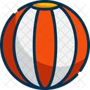 Beach Bal Summer Fun Icon