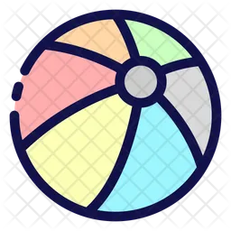 Beach ball  Icon