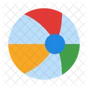 Beach Ball Ball Fun Icon