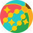 Beach Ball Color Game Icon